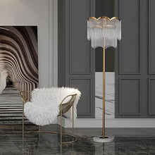 SONGCHAO Reading Light Creative Fashion Glass Decorative Lamp Hotel Suite Bedroom Bedside Lamp European Living Room Floor Lamp Floor Lamps for Living Room