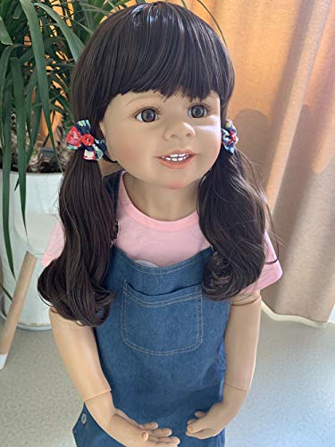 Saskai Reborn Huge 39" Lifelike Toddler Girl Doll Multicolor