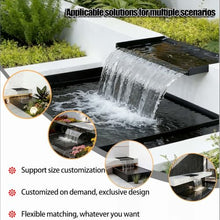 Aenmezen 20" Pool Fountain Outlet, Stainless Steel Waterfall Overflow