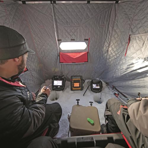 Eskimo Eskape 2600 Insulated 2 Person Ice Fishing Shelter Red