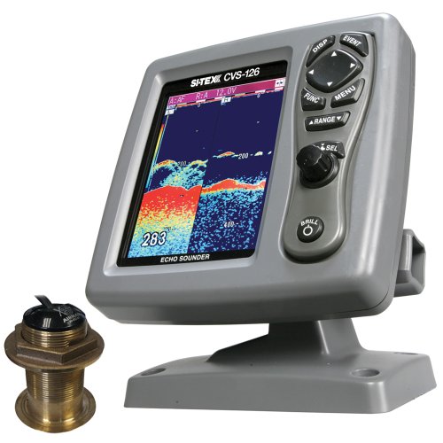 Si-Tex CVS-126 Dual Frequency Color Echo Sounder with B60 20 Transducer