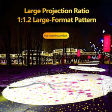 Garden Lights Star Christmas Projector, Moving Lighting LEDs, Landscape Spotlight, Decorations Stage Lights, Ultra-Wide Projection, Tree Topper (White)