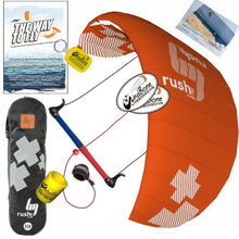 HQ4 HQ Rush V Pro 350 Trainer Power Kite DVD Bundle with Decals, Key Chain & Koozy