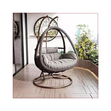 Xilin-872 Home Rattan Chairs- Hanging Chair Family Balcony Rocking Chair Double Person Hanging Basket Indoor Swing Hammock Chair Leisure Chair Patio Lounge Chair