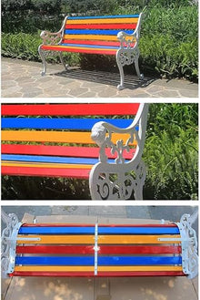 ERoomQ Outdoor GThe Bench,Patio Bench Park Bench Outdoor Conversation Couch, GThe Bench Outdoor Solid Wood Patio Bench, Courtyard Seat