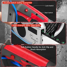5800/6500W Electric Diamond Concrete Chain Saw, Handheld Brushed Chainsawwith Water Fed Dust Suppression for Granite, Reinforced Concrete