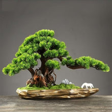 YXIANG56Q Fake Plants Artificial Bonsai Tree Indoor Fake Plants Decor with Pots for Home Table Office Desk Bedroom Living Room Bonsai Tree