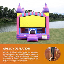 JumpOrange Commercial Inflatable Cotton Candy Bounce House 13'x13' Pink