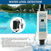 Automatic Salt Water Chlorination System, Smart Salt Chlorinator System, with Self Cleaning Function, Complete Functionality, for Swimming Pool, Spa Pool