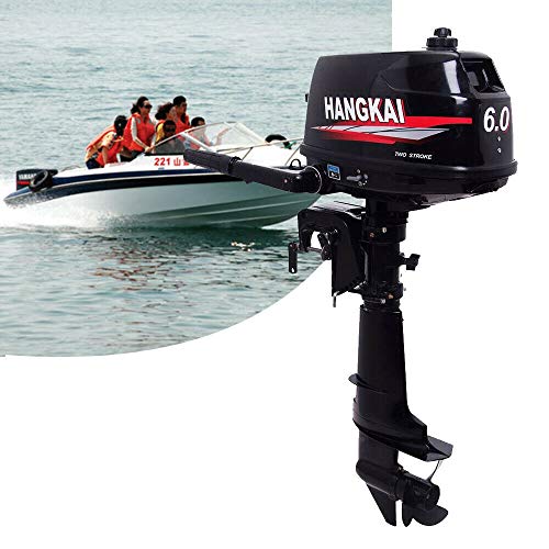 HANGKAI GDAE10 6HP 2 Stroke Outboard Motor Black