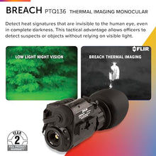 FLIR Breach PTQ136 Multi-Purpose Thermal Imaging Monocular Black