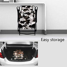 IIPOSAQQ Sun Lounger Zero Chairs Folding Reclining Chairs for Garden Outdoor Beach Pool Camping Patio Weatherproof Oxford Fabric with Headrest for Patio Beach Support 200 Kg