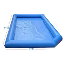 GEPAS Inflatable Pool Water Walking Ball with Blower 23x23x1.8ft Blue