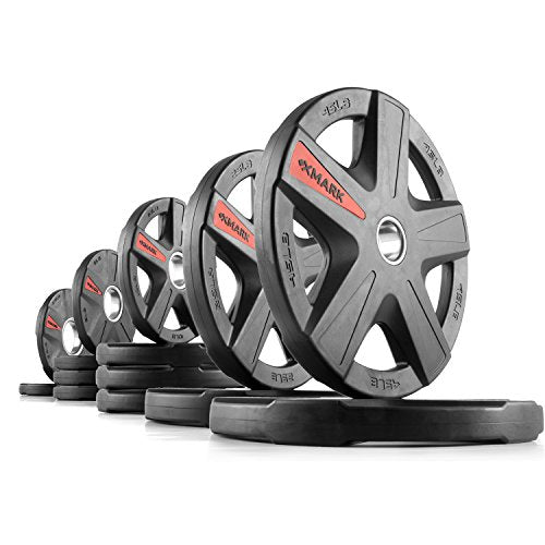 XMark TEXAS STAR Olympic Plates 205 lb Set Black