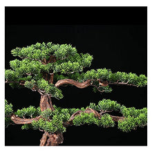 Fake Plants 20 Inches Simulation Potted Plant Decorative Bonsai，Artificial Bonsai Welcoming Pine Tree, The for Shop and Office Bonsai Tree