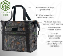 Xtreme Sight Line ~ AQUA G CUBƎ 100 Waterproof Faraday Bag for Medium to Large Generators and Electronics ~ Protects Against EMP/CME/EMF/RF ~ Diamond Form Farday Lined Interior ~ Backwoods Camo