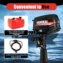TFCFL 4-Stroke 6.5HP Outboard Motor 123CC Black