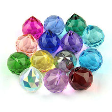 100PCS/Lot 40mm K9 Crystal Chandelier Ball Parts Crystal Prism Faceted Balls For Chandelier Suncatcher &/Fengshui Faceted Balls
