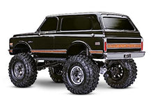 Traxxas TRX-4 High Trail Edition 4X4 Crawler 1972 Chevrolet Blazer Body Black