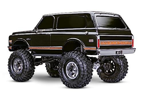 Traxxas TRX-4 High Trail Edition 4X4 Crawler 1972 Chevrolet Blazer Body Black