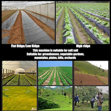 HNSYPX Hand-Pulled Mulch Film Machin Save Labour, Hand-Held Mulching Machine Mulching Adjustable Convenient Agricultural Machinery, Garden Mulch Film for Greenhouses, Gardens, Orchards