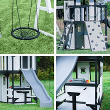 Backyard Discovery Canyon Creek Cedar Swing Set White