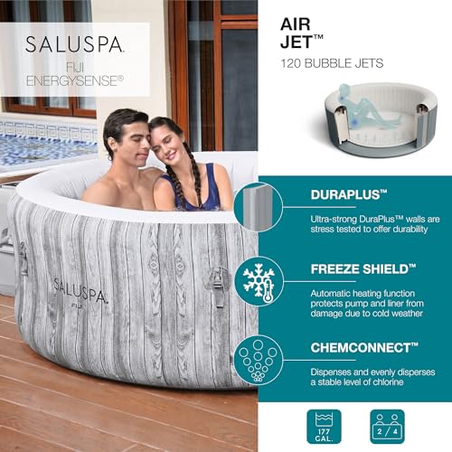 Bestway SaluSpa Fiji AirJet Inflatable Hot Tub Grey