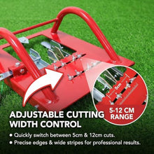Walk-Behind Turf Trimmer for Artificial Grass with Direction Marking,Adjustable Cutting Width,Replaceable Blades