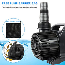 OYO WATER Submersible Water Pump, 11800 GPH Pond Pump for Outdoor Ponds 32.8ft Long Power Cord, Barrier Filter Bag, Ipx8 Waterproof Ultra Quiet Fountain Water Pump for Waterfall, Hydroponic