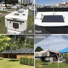 1200W Solar Panel Kit 4PCS 300W,Solar Battery Charger,Monocrystalline Flexible Solar Panel Waterproof with 40A Charge Controller