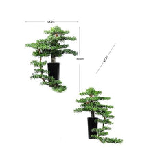 DUYHBAWRS Bonsai Plant Simulation Sample Room Root Carving Creative Welcome Pine Bonsai Decoration