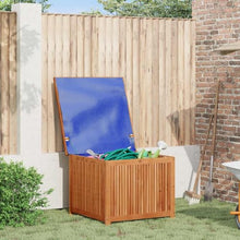 UUGRANDTO Garden Storage Box Natural Wood Solid Acacia Wood 29.5x29.5x22.8 in Outdoor Furniture Storage Boxes