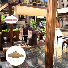 HOFUNTRE Retractable Wave Canopy Pergola Cover，pergola Shade Cover Retractable，Wave Sunshade Net，Fine Workmanship, Effective Sun Protection, Comfortable Outdoor Experience(W:3m/9.84ft*L:20m/65ft)