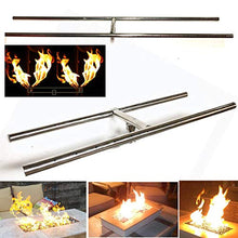 EasyFirePits Pre-Plumbed Natural Gas/Propane Fire Pit Linear Burner Pan & Full Combo Connection Kit (28.00, 20" H-Burner PAN 28X10 in)