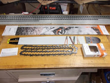 25" Guide Bar 3/8" .050" 84DL 3003-000-7831 Chain 33RS GL-SN2A,Replacement for Stihl OEM