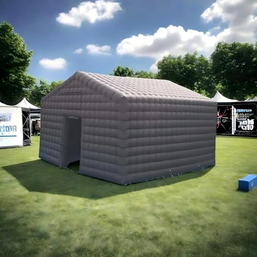 EJIA Black Inflatable Nightclub Party Tent 20FT with 950W Blower