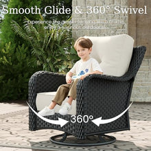 Aeeiua 5 Piece Patio Furniture Set with Fire Pit Table