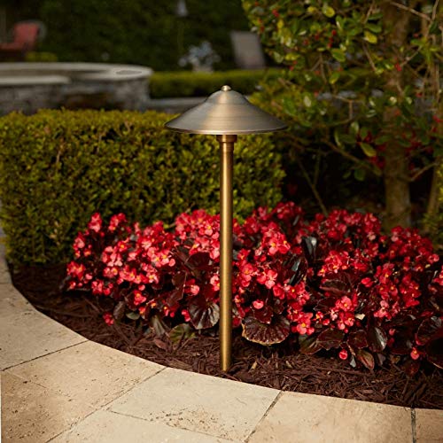 VOLT 12V Brass Bronze LED Landscape Lighting Kit (8 Spotlights, 4 Path Lights) Bronze