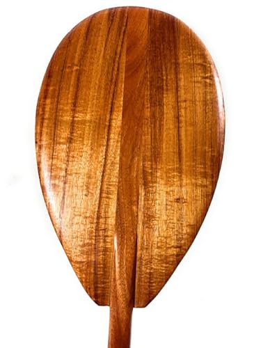 Tikimaster Golden Koa Outrigger Paddle 50 Inch T-Handle Made in Hawaii