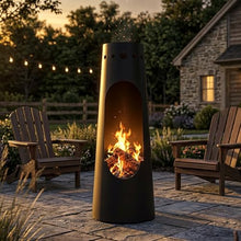 Sunnydaze Santa Fe Large Wood Burning Chiminea Outdoor Fireplace, 50"