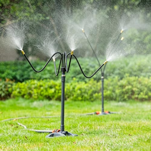 WLCGYD Bendable Misters for Outside Patio, Portable Standing Misting System