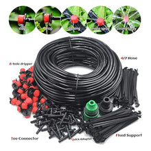 Ship Accessories 50M-5M DIY Drip Irrigation System Automatic Watering Garden Hose Micro Drip Watering Kits with Adjustable Drippers Irrigation Accessories(KIT009-50M)