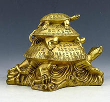 A1DFDFGOQSFG Pure Copper Three-Generation Tortoise AccessoriesHome Garden Home Garden (Color : 20.5x16x17cm) (11x6.5x8.3cm)