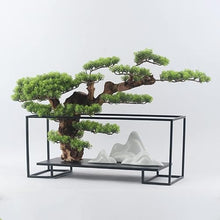 TATSEN Green Plants Bonsai Living Room Porch TV Cabinet Home Furnishing Soft Decorations (Color : A, Size : 80 * 25 * 50cm)