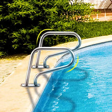FALIYORS Swimming Pool Hand Rail with Installation kit - Easy Mount Non-Slip Pool Safety Products Hand Grab Rail Height 22.4''