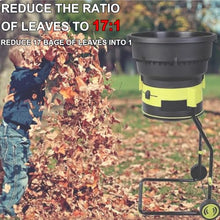 DPDZSW Bladeless Electric Garden Shredder 2500W, Leaf Mulcher 17:1 Reduction Ratio, 8000 RPM Low Noise Compost Tool for Yard Cleanup, Max Mulch up to 55Gal per Minute, 30m Power Cord