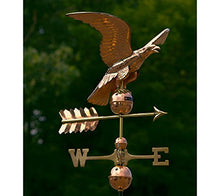 Good Directions Polished Copper Eagle Weathervane – Decorative Rooftop Accent for Barns, Homes, Sheds, and Cupolas – Durable & Handcrafted