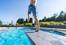Global Pool Products 18" U Frame Diving Board - Polished Stainless Steel Base - GPP-DB-UB18-SS