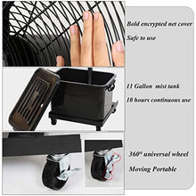 FAFACAI Heavy Duty Outdoor Misting Fan Floor Fans Misters for Cooling Patio Garden Black Oscillating Spray Fan Mister 3-Speed (Size : 380W/30in) (320W/26in)