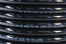 Schieffer 4000 PSI 3/8in. x 250ft. Thermoplastic Black Sewer Jetter Hose with MPT 3/8in. Soild & Swivel Ends